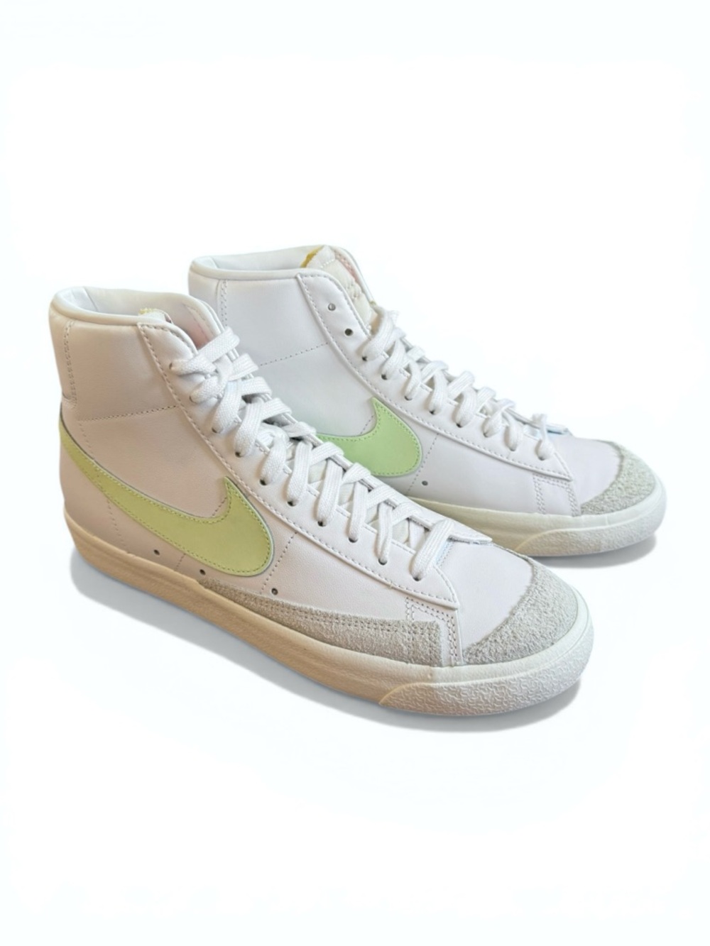 NWT Nike Blazer Mid ‘77 Vintage 'WHITE/BARELY VOLT-WHITE' Green Women’s Sneakers